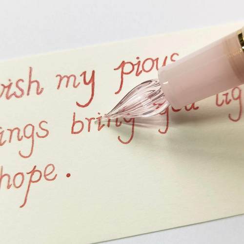 金豪82钢笔改玻璃笔尖手工打磨玻璃笔尖包顺滑好写不刮纸绘画书写
