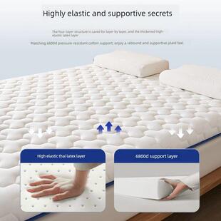 西林门乳胶记忆泡沫床垫套软垫家庭卧室宿舍单人榻榻米海绵床垫