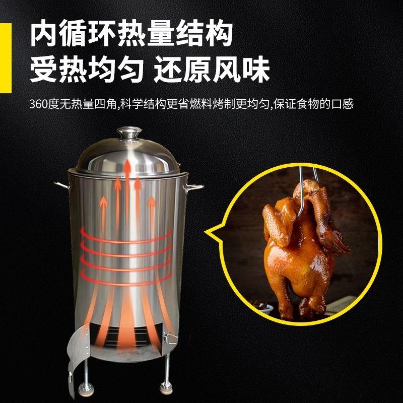 台湾桶仔鸡摆摊柴火烤鸡炉商用专用炉摇滚窑鸡炉新型烧烤炉摆地摊图片