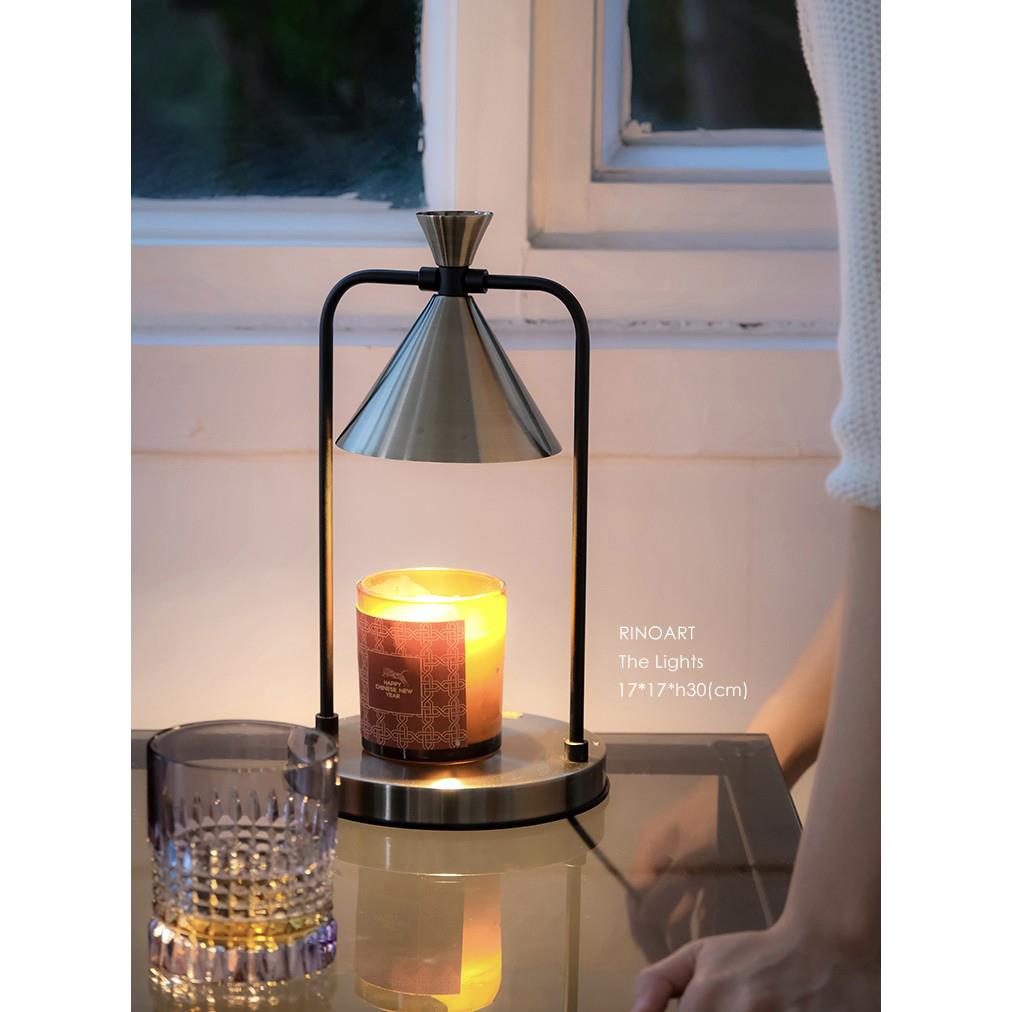 若奈 可调控！丹麦中古“小银帽”融蜡灯香薰蜡烛灯床头台灯