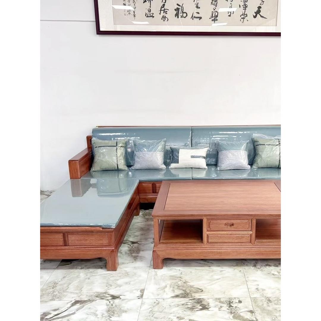 红木凤梨格角沙发皇妃沙发实木沙发金玉满堂带靠垫枕头厂家直销