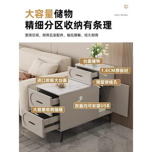 沙发边柜侧边柜客家移动茶水柜轻高级边厅几置奢bg1用物架茶几小