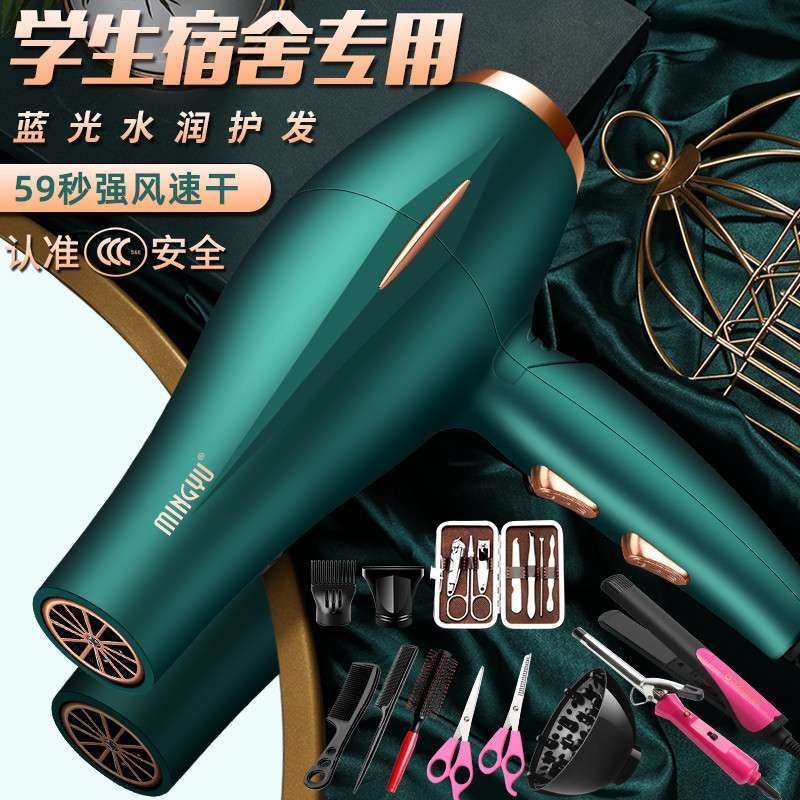 德国电吹风机宿舍用800w学生500w小功率低300w家用负离子护发陵星