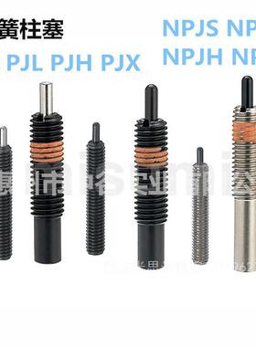 弹簧柱塞PJXK-3/4/5/6/8/10/12/16/20/24/30-[1.5/40]代替米苏米