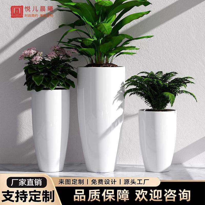 户外花盆庭院大口花瓶径创意商场花缸公共场所绿植花器厂家直销