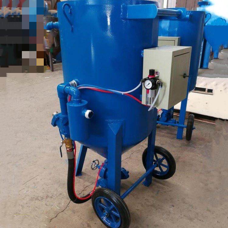 成德 液体喷砂设备 水汽沙混合喷砂机 水砂混合移动式喷砂罐