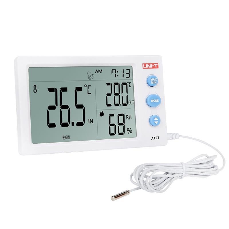 优利德数字温湿度计A10T/A12T/A13T 家用桌面台式室内电子温度表