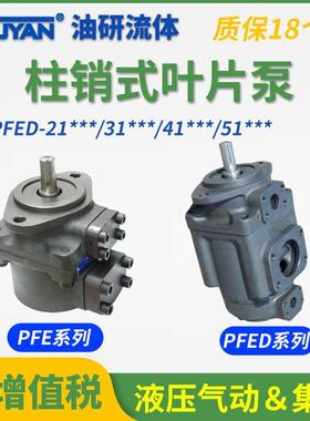 PFED双联叶片泵PFE-31016/31022/31028/41037/41029液压油泵51110