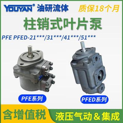 PFED双联叶片泵PFE-31016/31022/31028/41037/41029液压油泵51110