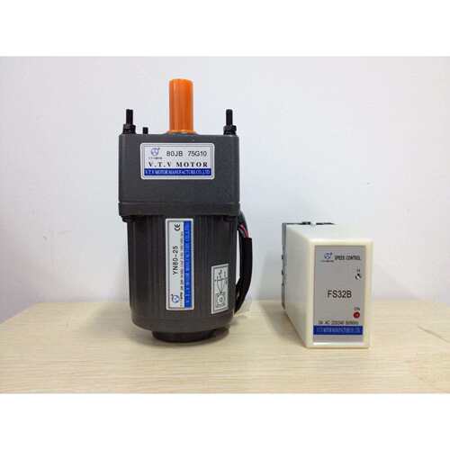 25W调速电机 VTV单相电机 VTV齿轮调速马达 YN80-25/80JB120G10