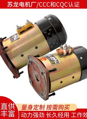 厂家直供有刷差速三轮车电机48/60v船用铜线圈有刷直流电动机