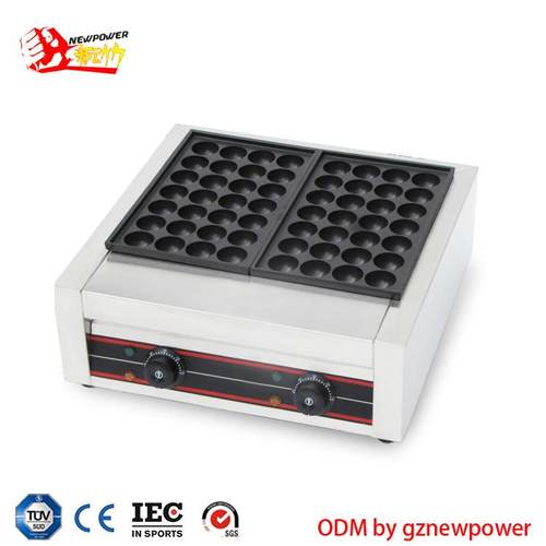 商用二板电热章鱼丸炉 虾扯蛋章鱼小丸子机电热鱼丸炉小丸子设备