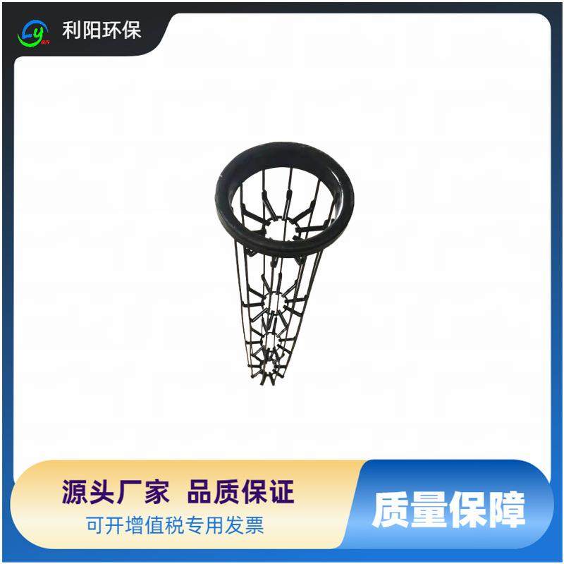 电厂除尘器改造褶皱式除尘骨架 双16丝除尘袋笼 带文氏管滤笼