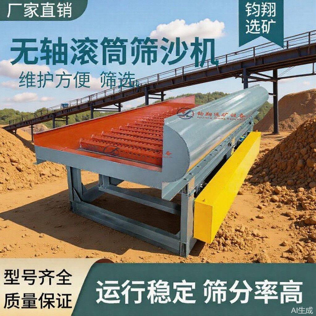 鼓动溜槽 刚果金砂金设备 时产50-80吨 细粒微细粒金高回收率重选