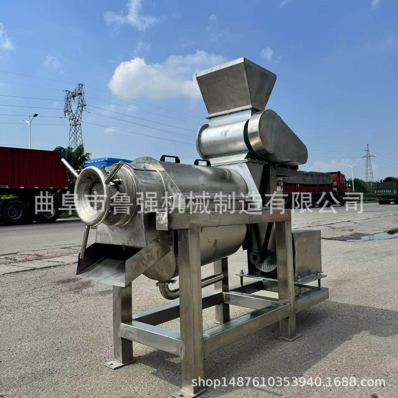 菠萝破碎榨汁机 沙棘果原浆破碎打汁机 全自动鲜榨果汁机厂