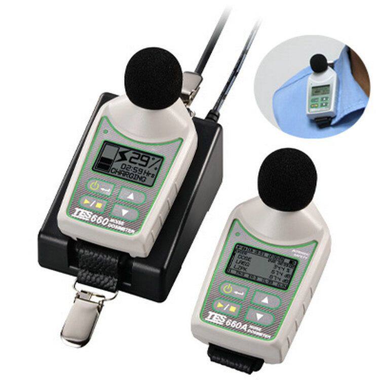 泰仕TES-660计录型个体噪声剂量仪 噪声暴露计 70dB-140dB