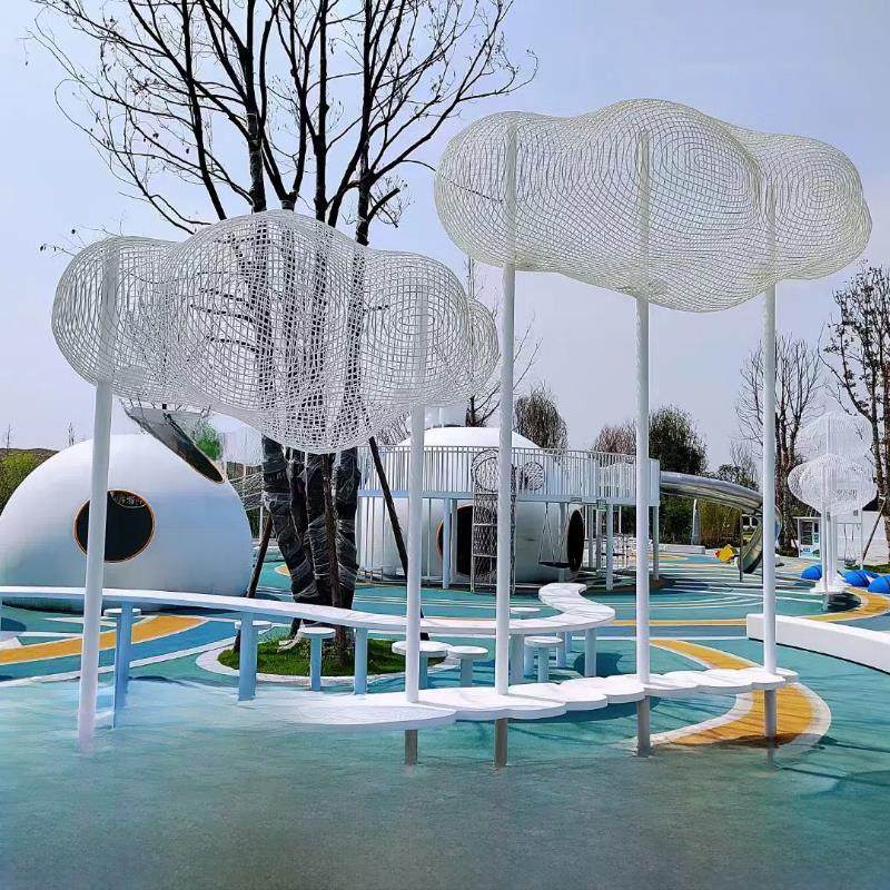 户外不锈钢铁艺镂空云朵玻璃钢雕塑抽象人物摆件商场广场景观装饰,家居饰品,落地摆件,淘宝优惠券,粉丝福利购,淘宝优惠卷