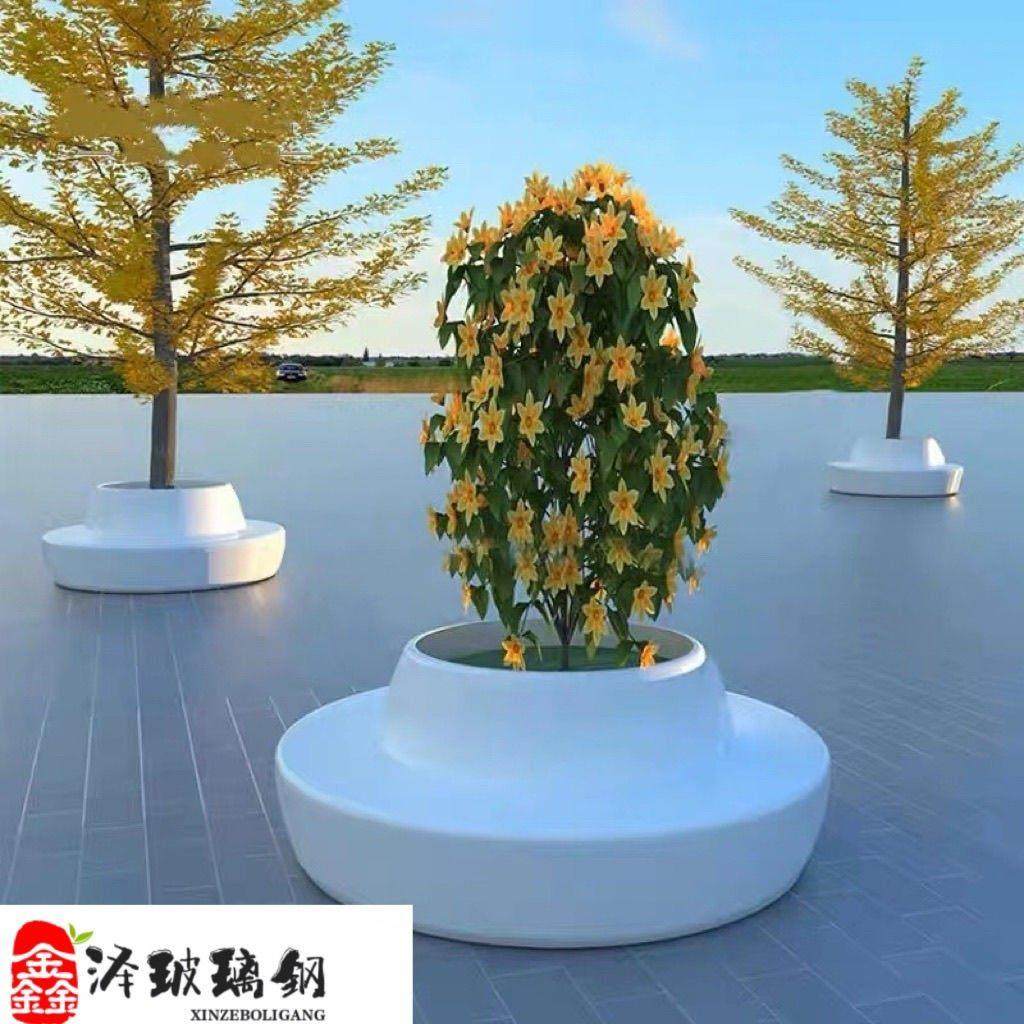 江西玻璃钢休闲座椅树池花盆防腐木坐凳创意户外公共商场景观定制,商业/办公家具,休闲椅系列,淘宝优惠券,粉丝福利购,淘宝优惠卷
