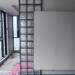 不锈钢玻璃砖屏风隔断墙水晶砖卫生间浴室厕所艺术玄关金属背景墙