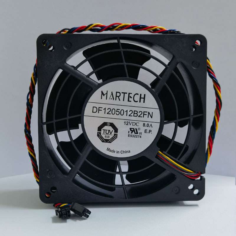 MARTECH 12050 12V 滚珠 8.0A 12cm 双插头阿瓦隆1346散热风扇