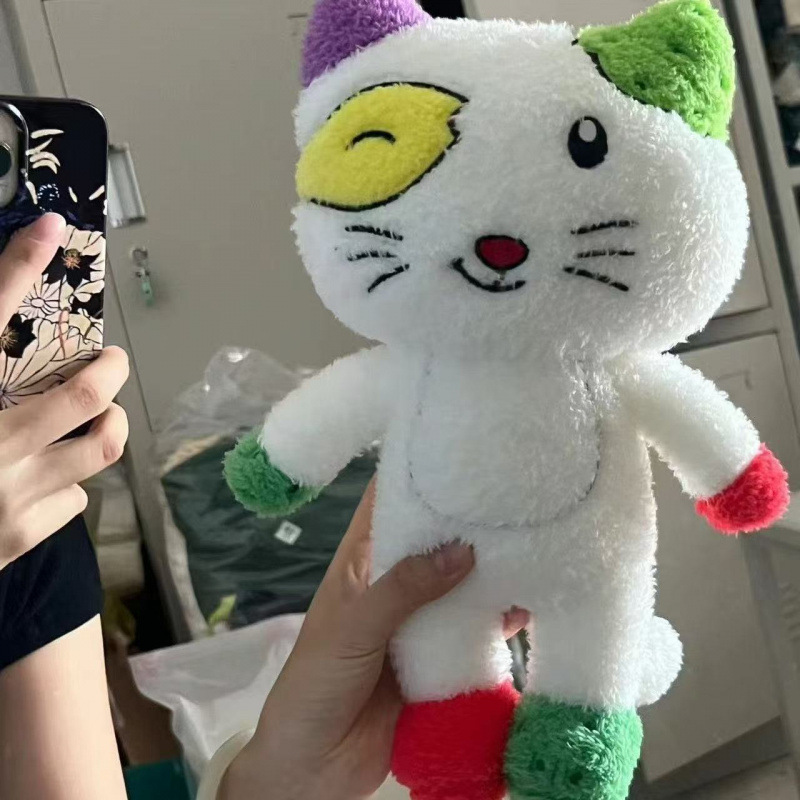 大耳朵图图小怪猫咪毛绒玩具卡通