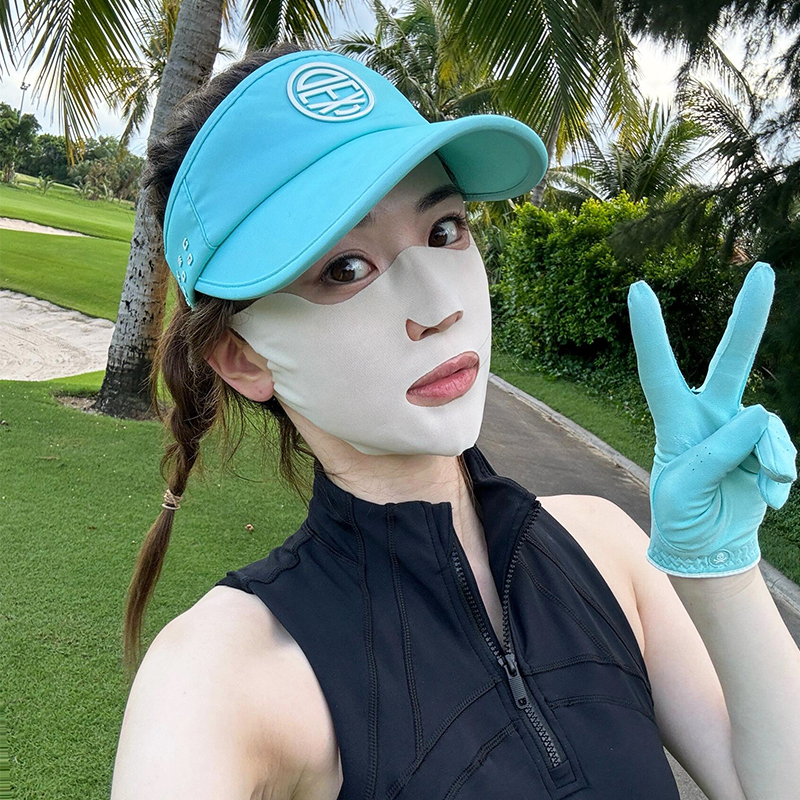 冰丝防晒运动面罩口罩遮阳面膜式