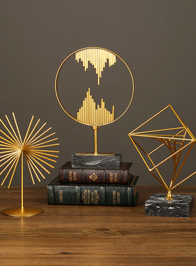 轻奢酒柜电视柜艺术摆件高级感客厅玄关柜子办公室家居装饰品