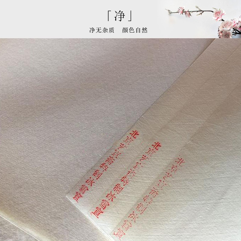 北京艺宣斋特制冰雪熟宣重彩画工笔画宣纸双夹冰雪熟宣四尺