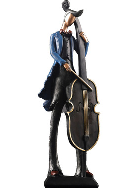 演奏乐器摆件复古简约家居装饰品办公室电视柜房间创意音乐礼物