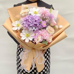 绣球彷真花束交车仪式颁奖舞台献花年会学校毕业假花母亲节闺蜜大