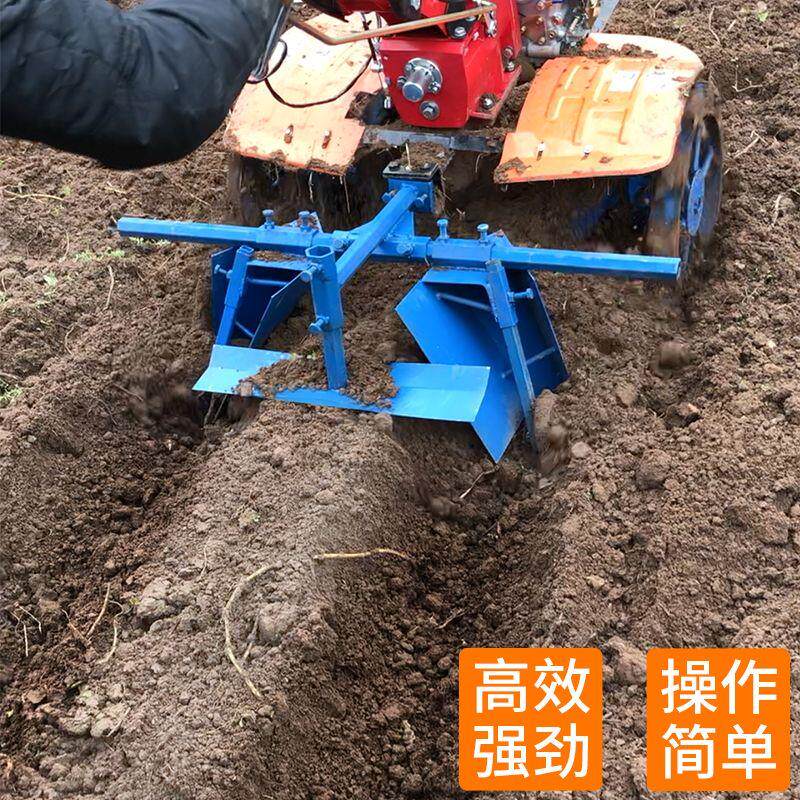 微耕机旋耕机起垄器大棚果园草莓螺旋起垄器培土开沟刀厢式配件