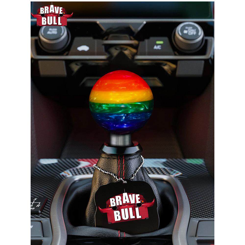 汽车改装排挡头通用手动挡档把头个性彩虹球换挡头波棍头手球内饰