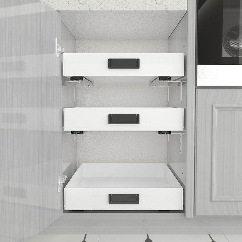 家用厨房超深柜改造拉篮收纳盒托盘带轨道抽屉柜内分层整理储物盒,厨房/烹饪用具,厨房抽屉置物架,淘宝优惠券,粉丝福利购,淘宝优惠卷