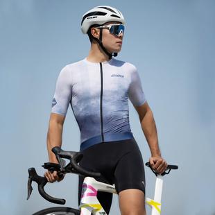 双箭头坐垫公路自行车骑行装 上衣套装 备 短袖 SWG铭胜骑行服男夏季