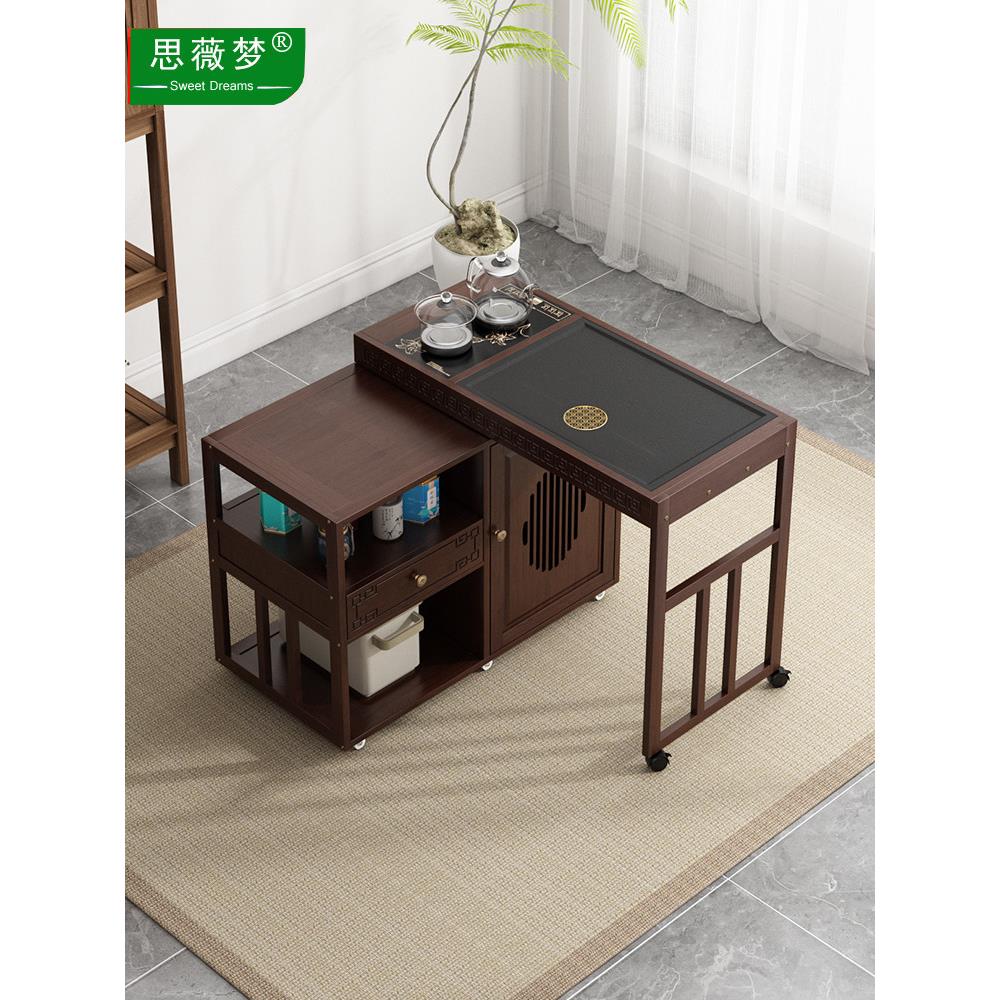 移动茶几茶车家用茶柜小茶几非实木咖啡桌功夫茶具水壶一体机