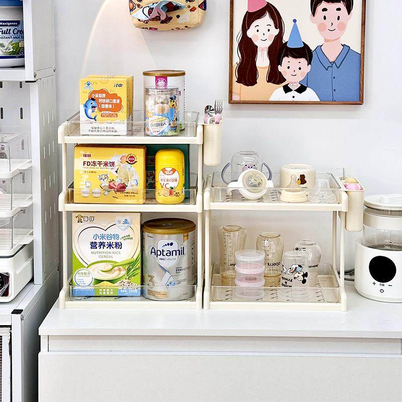 奶瓶置物架宝宝用婴儿奶粉餐具收纳层架箱碗筷沥水喂养台辅食收纳,收纳整理,整理架/置物架/收纳架,淘宝优惠券,粉丝福利购,淘宝优惠卷