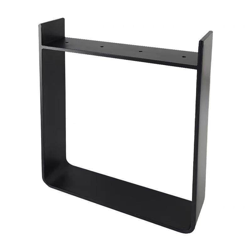 实心钢板桌腿桌脚实木大板餐台腿金属桌架支架定制桌子腿茶几脚