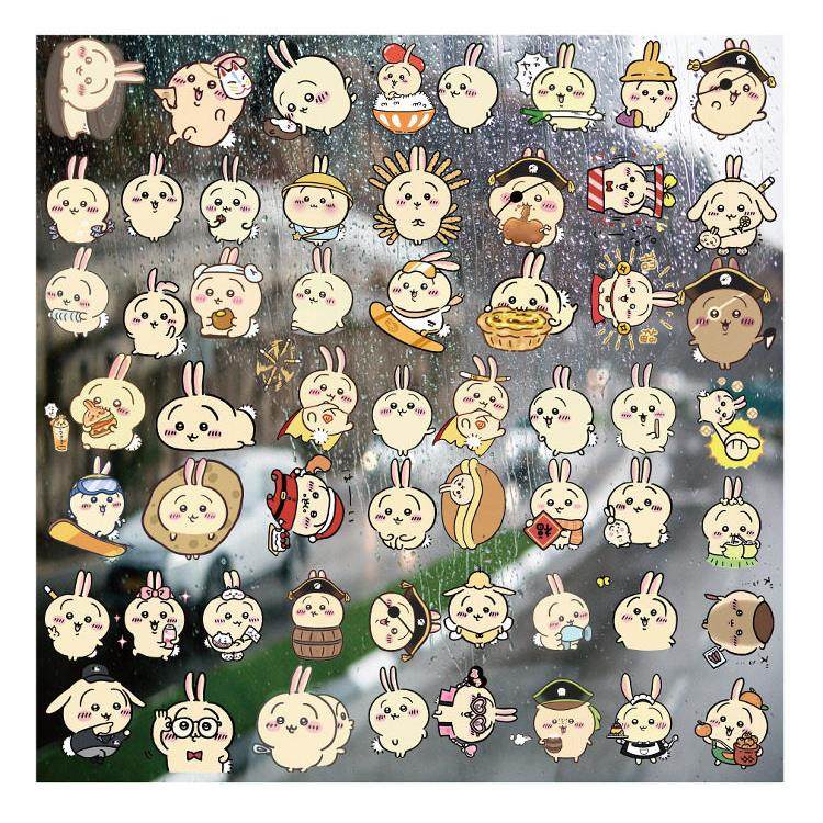 乌萨奇卡通自嘲熊chiikawa吉伊卡哇UV转印贴个性水晶标签装饰贴纸,文具电教/文化用品/商务用品,贴纸/立体贴纸,淘宝优惠券,粉丝福利购,淘宝优惠卷