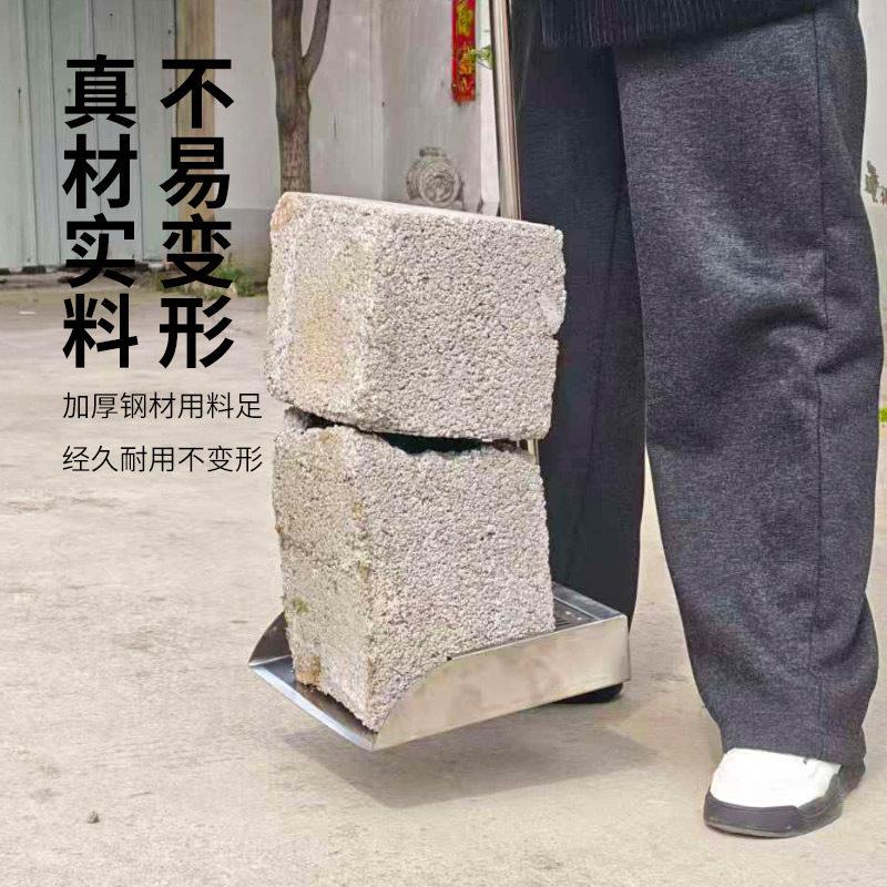 304不锈钢搓斗加厚一体成型不锈钢清洁簸箕扫把家庭厨房专用搓斗