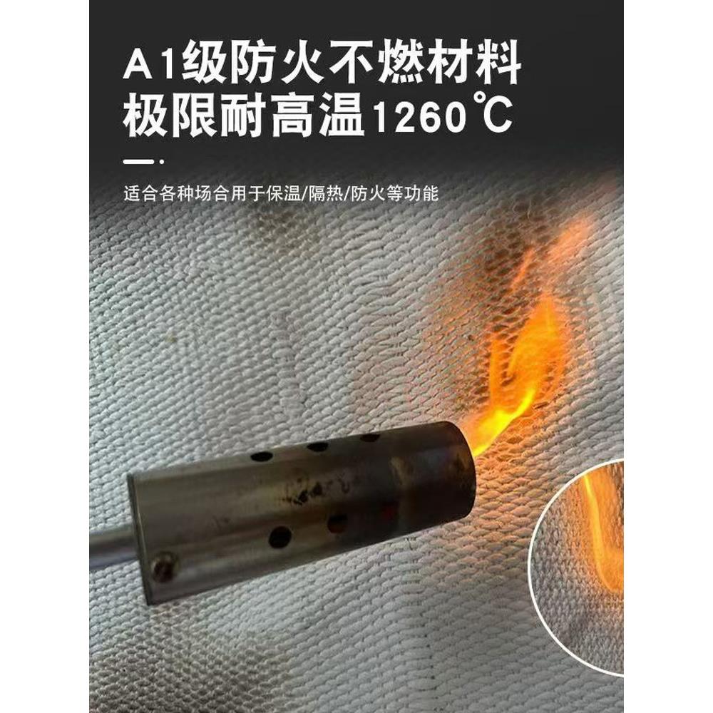 无尘石棉布耐高温防火帘电焊隔热阻燃隔热布防火布管道保温耐火布