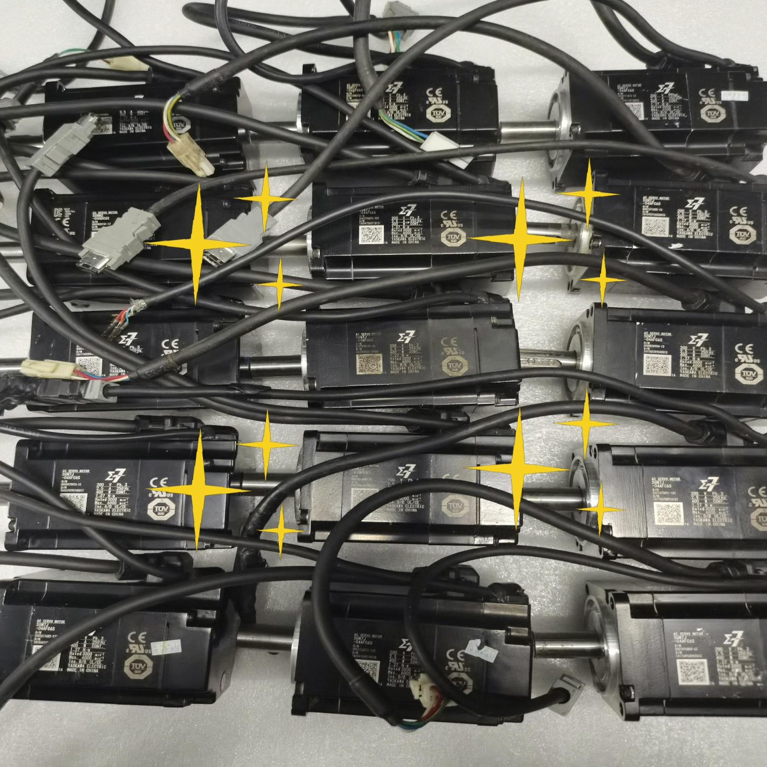 (工仔机械）七系400W伺服电机SGM7J-04AFC6S，SGM7J-