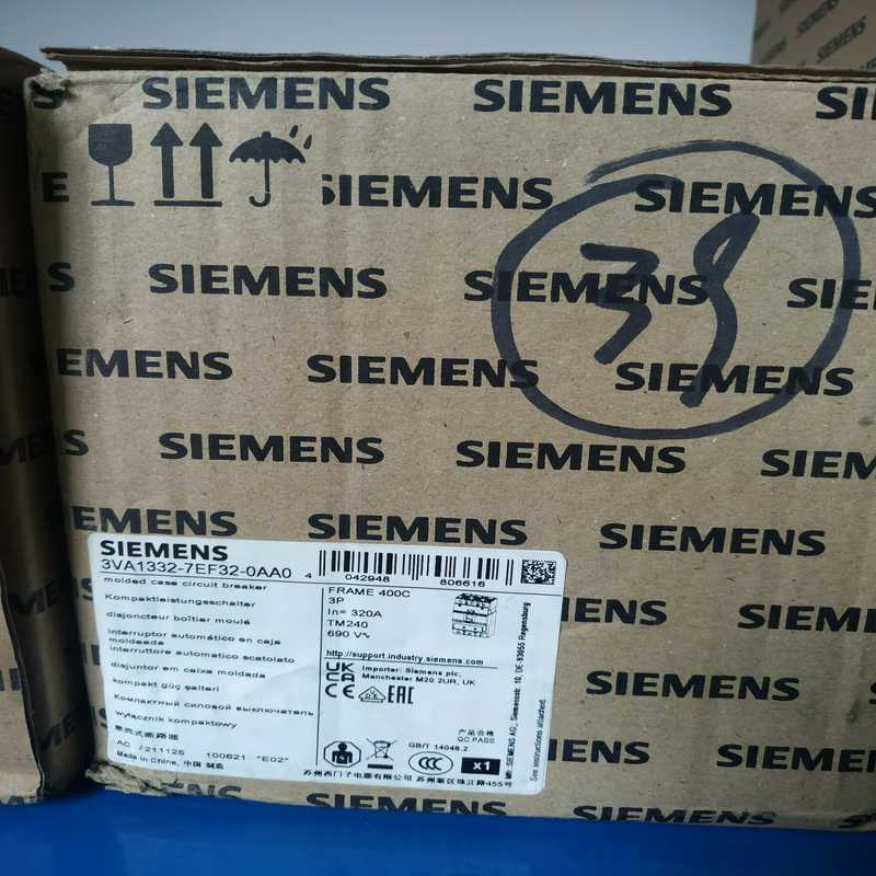 西门子3VA1332-7EF32-0AA0塑壳断路器3P 3（崽载电子）