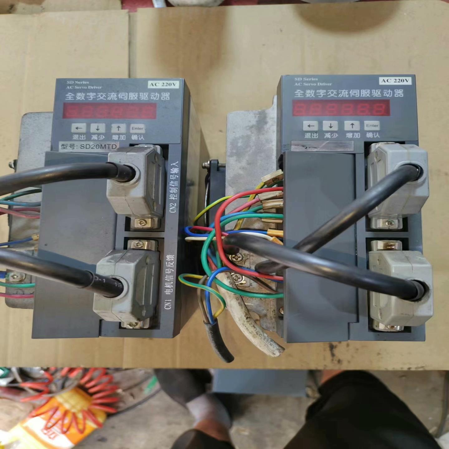 宇海伺服驱动器SD20MTD，剪线，成色如图，图片，拍前询价