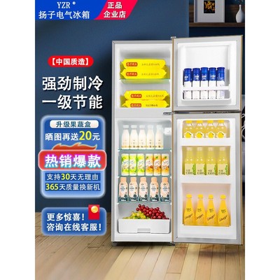 扬子电气小冰箱家用小型冷冻冷藏迷你宿舍二人出租房一级能效节能