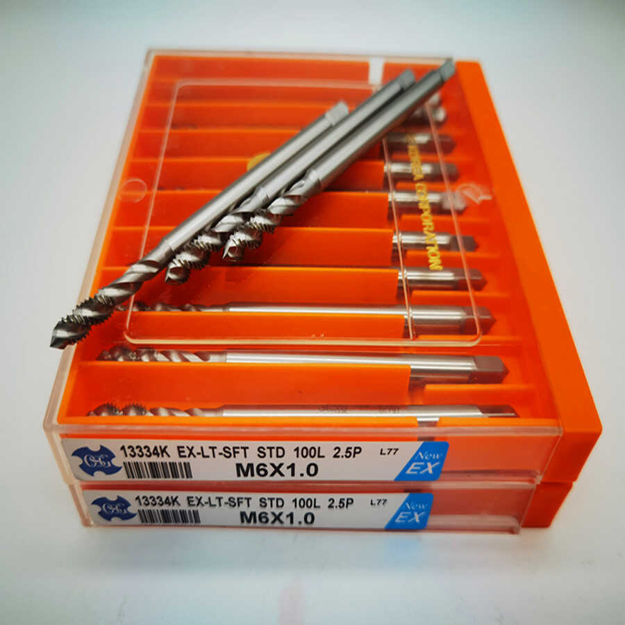 正品/韩国KOSG丝锥/EX-LT-SFT白色螺旋加长丝锥/盲孔白色加长