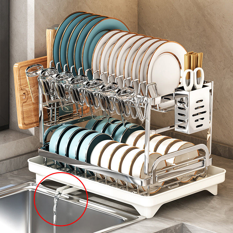 2025新款不锈钢碗盘沥水架碗架厨房置物架沥水篮放碗筷碗碟收,厨房/烹饪用具,碗架,淘宝优惠券,粉丝福利购,淘宝优惠卷
