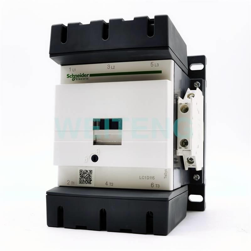 隆兴施耐德 LC1D115R7 船用交流接触器55KW三相440V 常开常闭触*