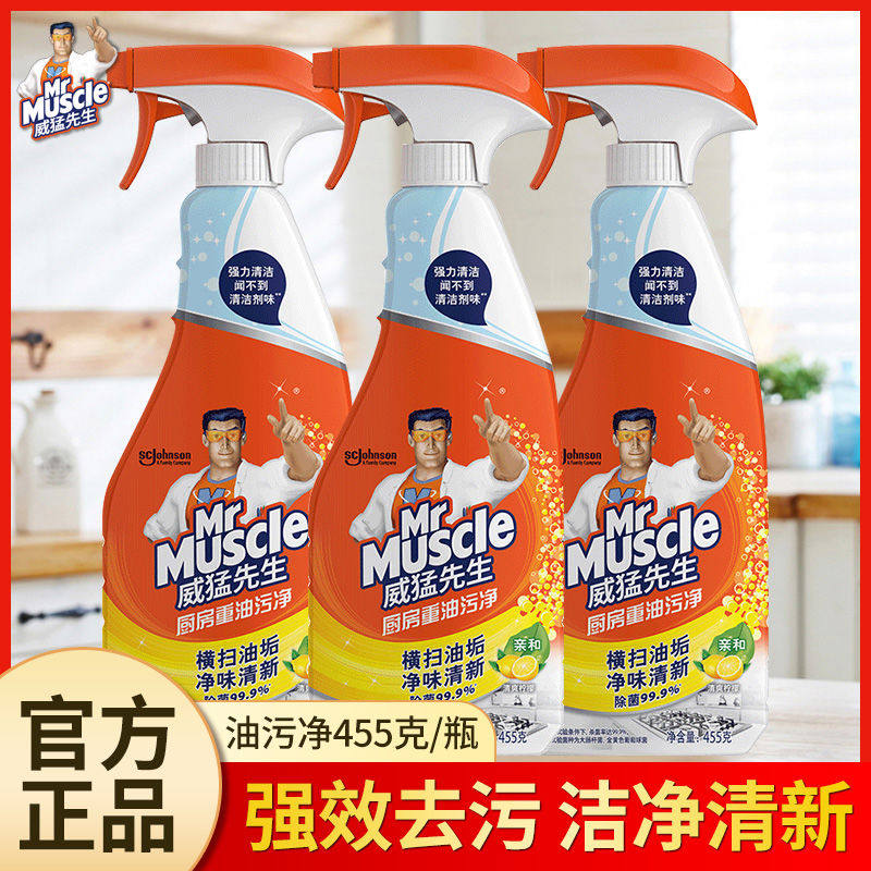 厨房重油污净455g大瓶家用装油烟机清洗强力去油污洁剂