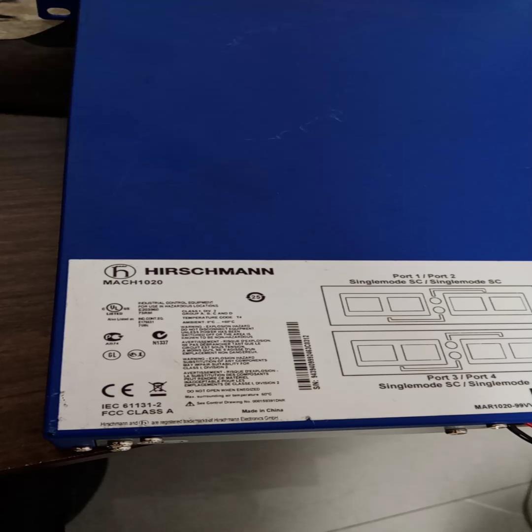 MACH1020 赫斯曼交换机16光口，功能正常，成色漂亮，（耶耶电