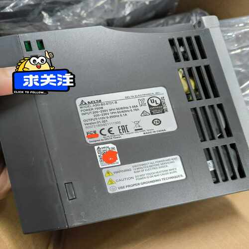 台达伺服驱动器，ASD-B2-0721-B，货，成色如图~询价